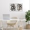 Stupell Industries Contemporary Hindsight Squiggles 2pc Framed Giclee Set, design by Lucille Price